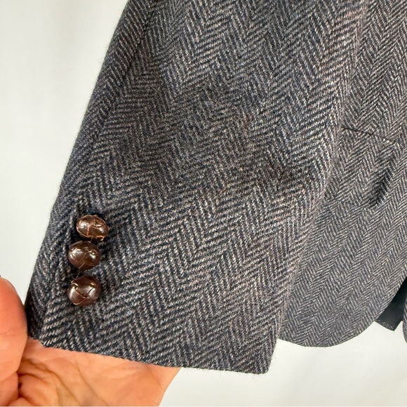 WFF -WM F FARAH - MEN'S VINTAGE BROWN 100% WOOL BLAZER JACKET -
SIZE:38R - Picture 5 of 17